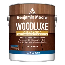 Woodluxe waterproofing oil stain and sealer
