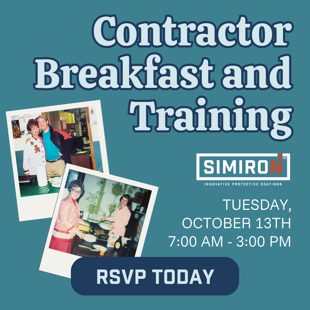 Contractor Breakfast and Training on October 13 at 7:00 am.